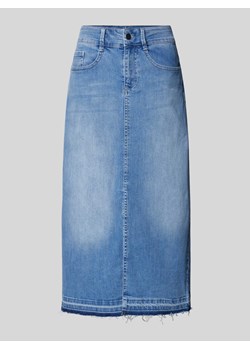 Spódnica jeansowa z 5 kieszeniami ze sklepu Peek&Cloppenburg  w kategorii Spódnice - zdjęcie 170407630