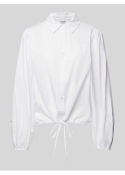 Bluzka w jednolitym kolorze z tunelem ze sklepu Peek&Cloppenburg  w kategorii Koszule damskie - zdjęcie 170407704