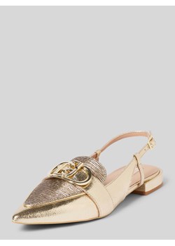 Sandały z efektem metalicznym model ‘VIOLA’ ze sklepu Peek&Cloppenburg  w kategorii Balerinki - zdjęcie 170407710