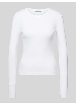 Bluzka z długim rękawem i efektem prążkowania model ‘NURIT’ ze sklepu Peek&Cloppenburg  w kategorii Bluzki damskie - zdjęcie 170407742