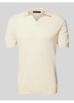Koszulka polo o kroju regular fit z dekoltem w serek model ‘Braian’ ze sklepu Peek&Cloppenburg  w kategorii T-shirty męskie - zdjęcie 170407762