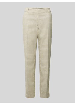 Spodnie materiałowe o kroju regular fit ze wzorem w kratę ze sklepu Peek&Cloppenburg  w kategorii Spodnie damskie - zdjęcie 170407860