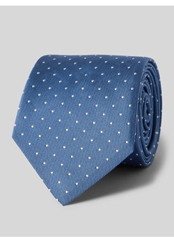 Krawat jedwabny ze wzorem na całej powierzchni ze sklepu Peek&Cloppenburg  w kategorii Krawaty - zdjęcie 170407883