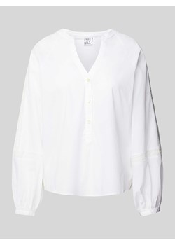 Bluzka z krótką listwą guzikową ze sklepu Peek&Cloppenburg  w kategorii Bluzki damskie - zdjęcie 170407992