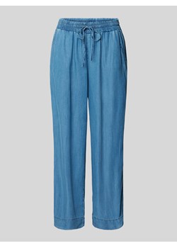 Spodnie o kroju baggy fit z imitacji denimu ze sklepu Peek&Cloppenburg  w kategorii Spodnie damskie - zdjęcie 170408100