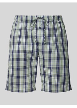 Spodnie od piżamy z prostą nogawką i wzorem w szkocką kratę model ‘Night & Day’ ze sklepu Peek&Cloppenburg  w kategorii Piżamy męskie - zdjęcie 170408193