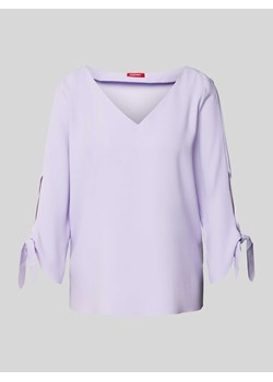 Bluzka w jednolitym kolorze z rękawem o dł. 3/4 ze sklepu Peek&Cloppenburg  w kategorii Bluzki damskie - zdjęcie 170408322