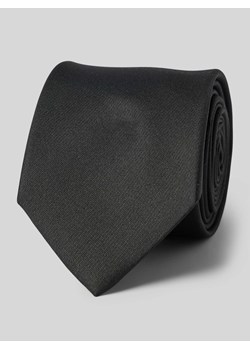 Krawat jedwabny w jednolitym kolorze ze sklepu Peek&Cloppenburg  w kategorii Krawaty - zdjęcie 170408393