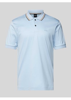 Koszulka polo o kroju slim fit z krótką listwą guzikową ze sklepu Peek&Cloppenburg  w kategorii T-shirty męskie - zdjęcie 170408423
