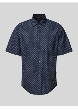 Koszula casualowa o kroju regular fit ze wzorem na całej powierzchni model ‘Rash’ ze sklepu Peek&Cloppenburg  w kategorii Koszule męskie - zdjęcie 170408543