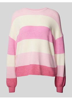 Sweter z dzianiny ze wzorem w paski model ‘ATIA’ ze sklepu Peek&Cloppenburg  w kategorii Swetry damskie - zdjęcie 170408581