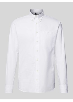 Koszula biznesowa o kroju Slim Fit z kołnierzykiem typu button down ze sklepu Peek&Cloppenburg  w kategorii Koszule męskie - zdjęcie 170408831