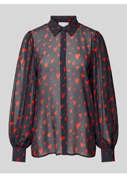 Bluzka we wzory na całej powierzchni ze sklepu Peek&Cloppenburg  w kategorii Koszule damskie - zdjęcie 170408953