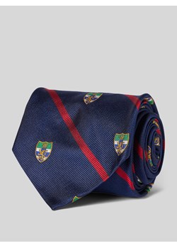 Krawat z czystego jedwabiu ze sklepu Peek&Cloppenburg  w kategorii Krawaty - zdjęcie 170409093