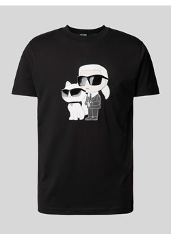 T-shirt z nadrukiem z motywem i logo ze sklepu Peek&Cloppenburg  w kategorii T-shirty męskie - zdjęcie 170409262