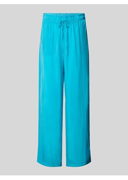 Spodnie materiałowe z szeroką nogawką i elastycznym pasem model ‘AURONZO’ ze sklepu Peek&Cloppenburg  w kategorii Spodnie damskie - zdjęcie 170409271