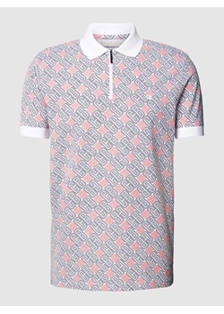 Koszulka polo z kroju regular fit z nadrukiem z logo na całej powierzchni ze sklepu Peek&Cloppenburg  w kategorii T-shirty męskie - zdjęcie 170409401