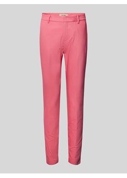 Spodnie materiałowe o kroju slim fit w kant model ‘Abbey Night’ ze sklepu Peek&Cloppenburg  w kategorii Spodnie damskie - zdjęcie 170409462