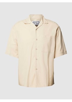 Koszula casualowa o kroju regular fit z nakładaną kieszenią na piersi ze sklepu Peek&Cloppenburg  w kategorii Koszule męskie - zdjęcie 170409564
