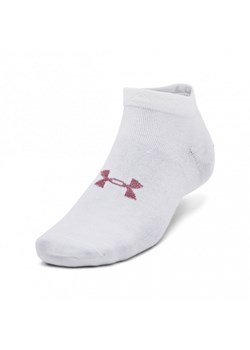 Skarpetki treningowe uniseks (3-pack) Under Armour UA Essential Low Cut - białe ze sklepu Sportstylestory.com w kategorii Skarpetki męskie - zdjęcie 170410372