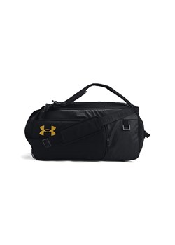 Torba treningowa uniseks Under Armour UA Contain Duo MD BP Duffle - czarna ze sklepu Sportstylestory.com w kategorii Torby sportowe - zdjęcie 170411253