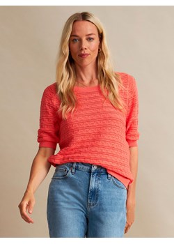 Pomarańczowa dzianinowa bluzka damska Red Button Sweet ze sklepu Eye For Fashion w kategorii Bluzki damskie - zdjęcie 170411483