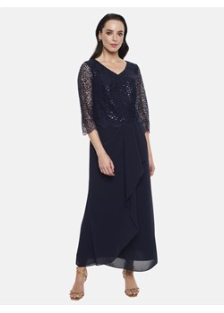 Wyjątkowa długa sukienka z koronką Potis & Verso Marlena ze sklepu Eye For Fashion w kategorii Sukienki - zdjęcie 170411512