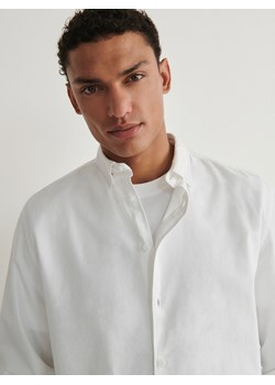 Reserved - Koszula comfort fit - biały ze sklepu Reserved w kategorii Koszule męskie - zdjęcie 170411731