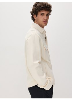 Reserved - Koszula z grubej dzianiny - złamana biel ze sklepu Reserved w kategorii Bluzy męskie - zdjęcie 170411750