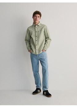 Reserved - Koszula comfort fit - beżowy ze sklepu Reserved w kategorii Koszule męskie - zdjęcie 170411764