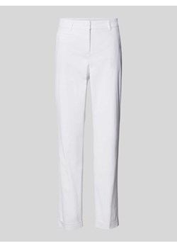 Spodnie o kroju slim fit z zapięciem na guzik model ‘STELLA’ ze sklepu Peek&Cloppenburg  w kategorii Spodnie damskie - zdjęcie 170413361