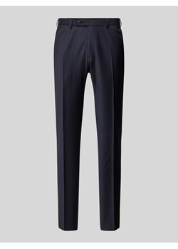 Spodnie do garnituru o kroju slim fit z mieszanki żywej wełny model ‘Franco’ ze sklepu Peek&Cloppenburg  w kategorii Spodnie męskie - zdjęcie 170413404