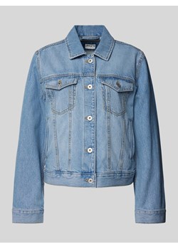 Kurtka jeansowa z kieszeniami na piersi ze sklepu Peek&Cloppenburg  w kategorii Kurtki damskie - zdjęcie 170413441