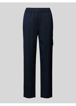 Spodnie materiałowe o kroju regular fit z elastycznym pasem ze sklepu Peek&Cloppenburg  w kategorii Spodnie damskie - zdjęcie 170413471
