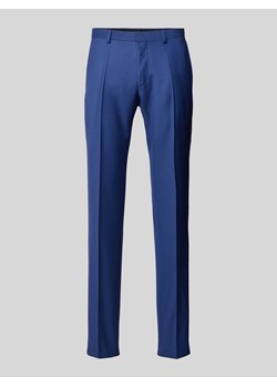 Spodnie do garnituru o kroju slim fit w kant ze sklepu Peek&Cloppenburg  w kategorii Spodnie męskie - zdjęcie 170413763