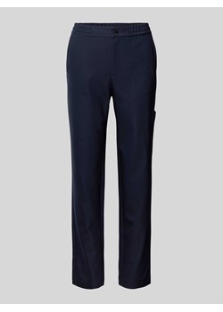 Spodnie o kroju regular fit z elastycznym pasem ze sklepu Peek&Cloppenburg  w kategorii Spodnie damskie - zdjęcie 170413840