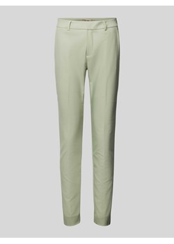 Spodnie materiałowe o kroju slim fit w kant model ‘Abbey Night’ ze sklepu Peek&Cloppenburg  w kategorii Spodnie damskie - zdjęcie 170413893