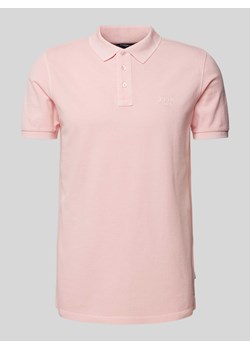 Koszulka polo o kroju regular fit w jednolitym kolorze model ‘Ambrosio’ ze sklepu Peek&Cloppenburg  w kategorii T-shirty męskie - zdjęcie 170413914