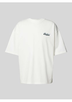 T-shirt z detalem z logo ze sklepu Peek&Cloppenburg  w kategorii T-shirty męskie - zdjęcie 170413922