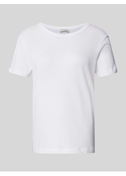 T-shirt w jednolitym kolorze ze sklepu Peek&Cloppenburg  w kategorii Bluzki damskie - zdjęcie 170413973