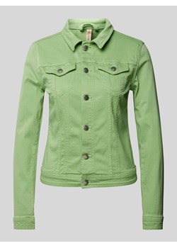 Kurtka jeansowa z kieszeniami z patką na piersi model ‘Erna’ ze sklepu Peek&Cloppenburg  w kategorii Kurtki damskie - zdjęcie 170414013