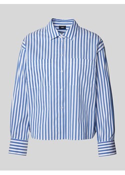 Bluzka koszulowa ze wzorem w paski ze sklepu Peek&Cloppenburg  w kategorii Koszule damskie - zdjęcie 170414083