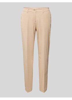 Spodnie materiałowe o kroju slim fit w kant model ‘STYLE.MARON’ ze sklepu Peek&Cloppenburg  w kategorii Spodnie damskie - zdjęcie 170414171