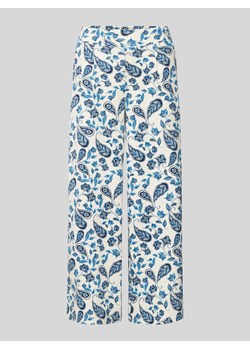 Spodnie materiałowe o kroju regular fit z nadrukiem na całej powierzchni model ‘Kate Print’ ze sklepu Peek&Cloppenburg  w kategorii Spodnie damskie - zdjęcie 170414221