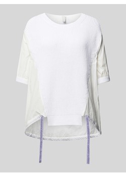 Bluzka z dzianiny z fakturowanym wzorem model ‘ULLI EHRLICH’ ze sklepu Peek&Cloppenburg  w kategorii Bluzki damskie - zdjęcie 170414233