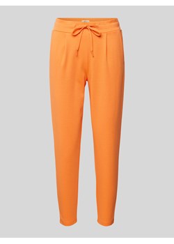 Spodnie dresowe o kroju slim fit z tunelem model ‘KATE’ ze sklepu Peek&Cloppenburg  w kategorii Spodnie damskie - zdjęcie 170414263