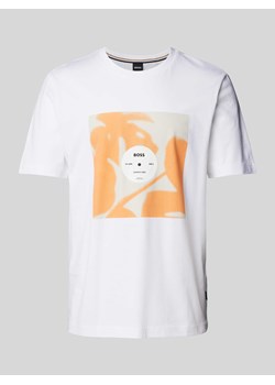 T-shirt z czystej bawełny model ‘Tiburt’ ze sklepu Peek&Cloppenburg  w kategorii T-shirty męskie - zdjęcie 170414290