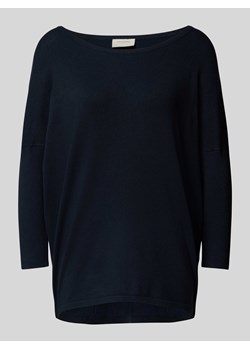 Sweter z dzianiny w jednolitym kolorze model ‘JONE’ ze sklepu Peek&Cloppenburg  w kategorii Swetry damskie - zdjęcie 170414313