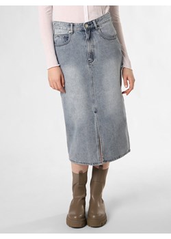 Marie Lund Dżinsowa spódnica damska Kobiety Bawełna denim jednolity ze sklepu vangraaf w kategorii Spódnice - zdjęcie 170415690