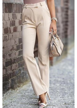 Spodnie MARTIANA BEIGE ze sklepu Ivet Shop w kategorii Spodnie damskie - zdjęcie 170415791